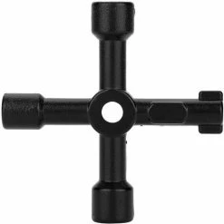 GDRHVFD Universal Cross Wrench, Multi-Functional Electricians Electricians Valve Tools Universal Wrench Cross Universal Wrench Black