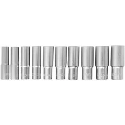 DEKTON 10PC 1/2'' DR DEEP METRIC SOCKET SET