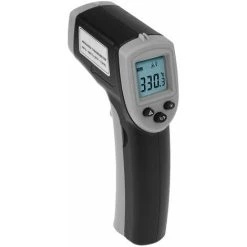 GTA Digital Infrared Thermometer Laser Industrial Temperature Gun Non-contact With Backlight -50-380°C（NOT For Human）Battery Not Included Gray
