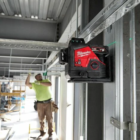 Milwaukee M123PL-0C 12V 360° 3-Plane Green Laser With Case 6 Milwaukee M123PL-0C 12V 360° 3-Plane Green Laser With Case - Image 4