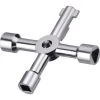 MIMIY Meter Box Key Gas Key Meter Key 4-Way Multi-Functional Utilities Key For Electric Cupboard (Silver) 1 MIMIY Meter Box Key Gas Key Meter Key 4-Way Multi-Functional Utilities Key For Electric Cupboard (Silver) -Bahco shop 90743773 1