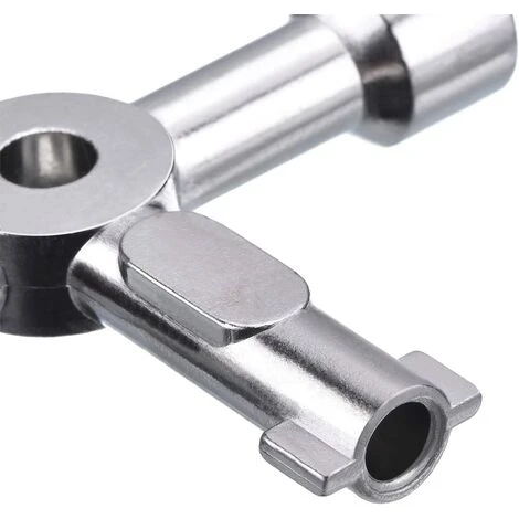 MIMIY Meter Box Key Gas Key Meter Key 4-Way Multi-Functional Utilities Key For Electric Cupboard (Silver) - Image 2