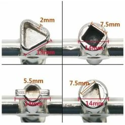 GTA Multifunction Key, 4 In 1 Multifunction Cross Key For Electric Gas Heater Meter Box Tap Lock - 72mm Silver 11 GTA Multifunction Key, 4 In 1 Multifunction Cross Key For Electric Gas Heater Meter Box Tap Lock - 72mm Silver -Bahco shop 91177109 5