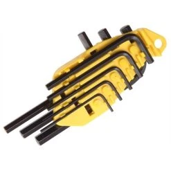 STANLEY 0-69-252 Hexagon Key Set, 8 Piece (1/16 - 1/4in) STA069252