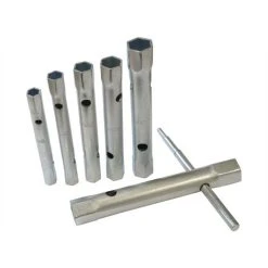 Faithfull Box Spanner Set + Tommy Bar 6 Piece 8-19mm FAISPBOXSET6