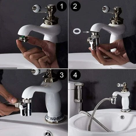 XINUY Way Valve With Washer Solid Brass Connector M22 X M24 Shower System Spare Part - Image 3