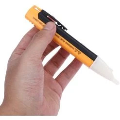 COLNK Electrical Indicator 90-1000V Non-Contact Socket AC Wall Socket Voltage Detector Sensor Tester Pen LED Light AC 110V-220V 1pcs (Battery Not Included) 10 COLNK Electrical Indicator 90-1000V Non-Contact Socket AC Wall Socket Voltage Detector Sensor Tester Pen LED Light AC 110V-220V 1pcs (Battery Not Included) -Bahco shop 93920640 4