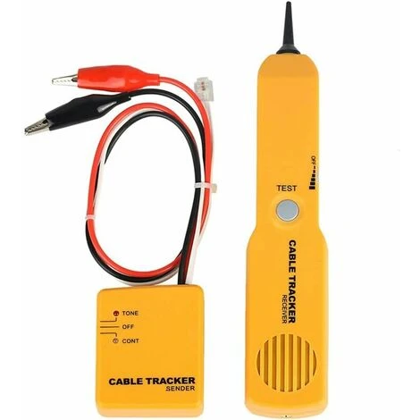 HEGUYEY Circuit Tester, Wire Tracer & Tone Generator, Network Cable Tester RJ-11 Plug, Find And Locate Wires And Cables, Test Circuit Continuity