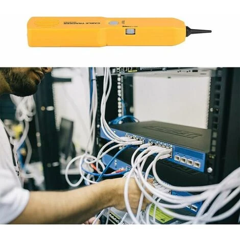 HEGUYEY Circuit Tester, Wire Tracer & Tone Generator, Network Cable Tester RJ-11 Plug, Find And Locate Wires And Cables, Test Circuit Continuity - Image 5