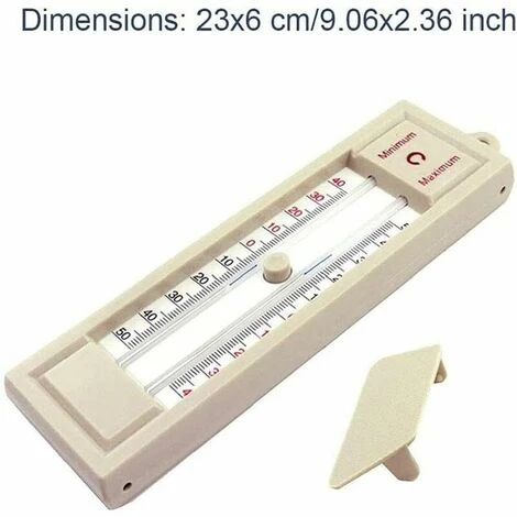 NICEONE Garden Greenhouse Thermometer, Digital Outdoor Planting Max-Min Thermometer For Indoor Outdoor Plant Workplace, Easy Wall Mounted Greenhouse Accessories(1 Pcs) - Image 5