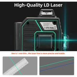 INSMA 4D 16 Lines 360° Laser Level Adapter Meter Bracket Self Leveling Holder Tool UK Plug 8 INSMA 4D 16 Lines 360° Laser Level Adapter Meter Bracket Self Leveling Holder Tool UK Plug -Bahco shop 94597832 3