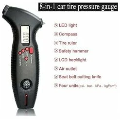 TUMALAGIA Digital Tire Tire Diagnostic Tool 0-200 Psi LED Air Pressure Grade For Bike Car 9 TUMALAGIA Digital Tire Tire Diagnostic Tool 0-200 Psi LED Air Pressure Grade For Bike Car -Bahco shop 94621496 3