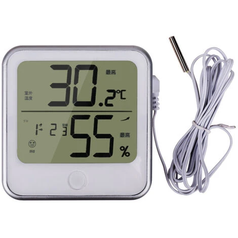 BOED Digital Indoor Hygrometer Mini Room Thermometer Temperature Monitor And Humidity Meter Temperature Humidity Gauge For Room Home Office Greenhouse Air Comfort Baby Room Thermometer 4 BOED Digital Indoor Hygrometer Mini Room Thermometer Temperature Monitor And Humidity Meter Temperature Humidity Gauge For Room Home Office Greenhouse Air Comfort Baby Room Thermometer - Image 2