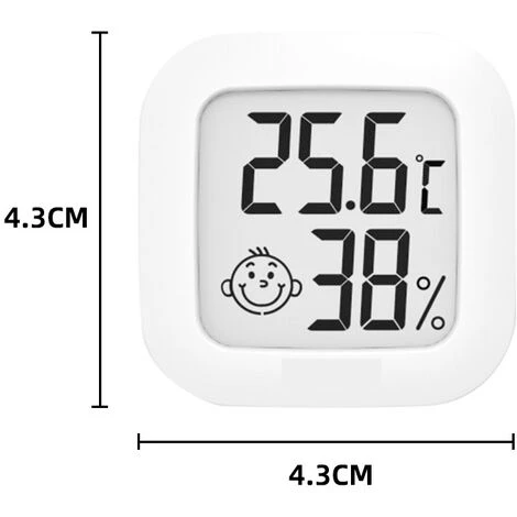 BOED Digital Hygrometer Indoor Thermometer Room Thermometer And Humidity Gauge With Temperature Humidity Monitor For Greenhouse, Garden, Cellar 5 BOED Digital Hygrometer Indoor Thermometer Room Thermometer And Humidity Gauge With Temperature Humidity Monitor For Greenhouse, Garden, Cellar - Image 3