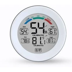 BOED LCD Digital Thermo-Hygrometer, Indoor Weather Thermometer Hygrometer Gauge, Monitor Temperature And Humidity Meter For Home Office Comfort