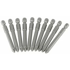 Stanley Tools Pozidriv 2pt Power Bit 70mm (Box Of 10)