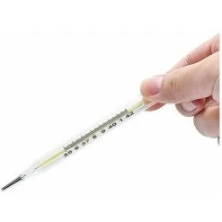 TUMALAGIA Medical Mercury Glass Thermometer For Measuring The Body Temperature Of An Adult Child