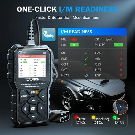 BOED LAUNCH OBD2 Scanner CR529 Code Reader With Full OBD2 Function, One-Click I/M Readiness Turn Off Check Engine Light CAN Scan Tool, Automotive Car Diagnostic Tool 5 BOED LAUNCH OBD2 Scanner CR529 Code Reader With Full OBD2 Function, One-Click I/M Readiness Turn Off Check Engine Light CAN Scan Tool, Automotive Car Diagnostic Tool - Image 3