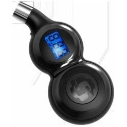 GTA Car Tire Pressure Barometer High Accuracy Digital Display Tire Pressure Monitor Electronic Digital Gas Pressure Gauge Equipment 1 Piece Black