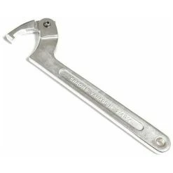 GTA Multifunctional To Remove Wrench Tool Adjustable Hook Wrench Round Nut Hook Wrench Adjustable Swing Pin For Slotted Nuts 51-121Mm Multifunctional Adjustable Hook Wrench