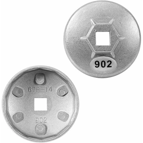 LITZEE Specialized Wrench Universal Oil Filter Wrench 67mm 14 Flutes Cap Oil Filter Wrench Cartridge Removal Cap Aluminum Socket 7 LITZEE Specialized Wrench Universal Oil Filter Wrench 67mm 14 Flutes Cap Oil Filter Wrench Cartridge Removal Cap Aluminum Socket - Image 5