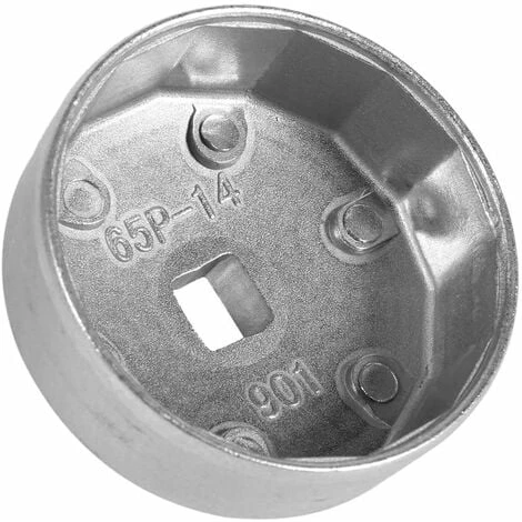 LITZEE Specialized Wrench Filter Wrench, 65mm 14 Flute Cap Oil Filter Flutes Cap Wrench Car Socket Remover Tool For A8 - Image 2