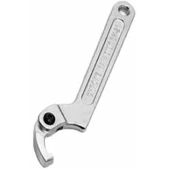 LITZEE Hook Spanner Adjustable Hook Spanner Chrome Vanadium C-Spanner Tool 19-51mm - Square Head 1