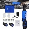 BRIEFNESS 3/8 Cordless Ratchet Wrench Set, 100Nm Power Electric Ratchet Driver With 7 Sockets, 2X 1500mAh Lithium-Ion Batteries, Fast Charge, Variable Speed Trigger And LED Light -Bahco shop 96682381 1