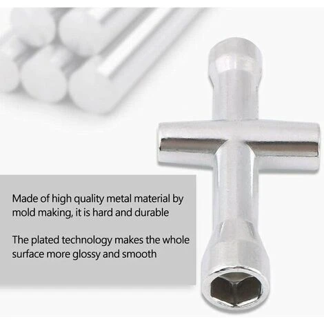 Soleil Cross Spanners Model Multifunction Wrench Tools For M2 / M2.5 / M3 / M4 Screws And Nuts - Image 2