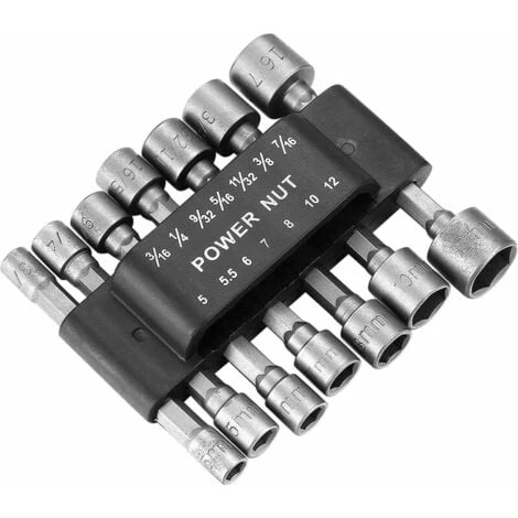 Soleil 14pcs Hex Socket Wrench Adapter For Nuts Driver Insert Socket Set Hex Socket Nuts For Magnetic Screwdriver Hex Bits 3 Soleil 14pcs Hex Socket Wrench Adapter For Nuts Driver Insert Socket Set Hex Socket Nuts For Magnetic Screwdriver Hex Bits