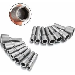 Soleil 14pcs Hex Socket Wrench Adapter For Nuts Driver Insert Socket Set Hex Socket Nuts For Magnetic Screwdriver Hex Bits 10 Soleil 14pcs Hex Socket Wrench Adapter For Nuts Driver Insert Socket Set Hex Socket Nuts For Magnetic Screwdriver Hex Bits -Bahco shop 97101832 4