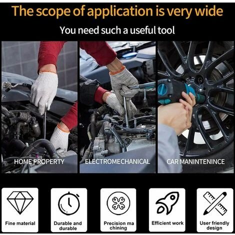 Soleil 14pcs Hex Socket Wrench Adapter For Nuts Driver Insert Socket Set Hex Socket Nuts For Magnetic Screwdriver Hex Bits 7 Soleil 14pcs Hex Socket Wrench Adapter For Nuts Driver Insert Socket Set Hex Socket Nuts For Magnetic Screwdriver Hex Bits - Image 5
