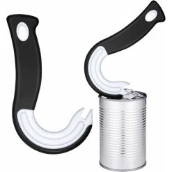 MEZHENG Pieces Easy Open Ring Can Opener Easy Pull Can Opener Manual Ring Pull Can Opener For Can Ring Cans Tins Bottles