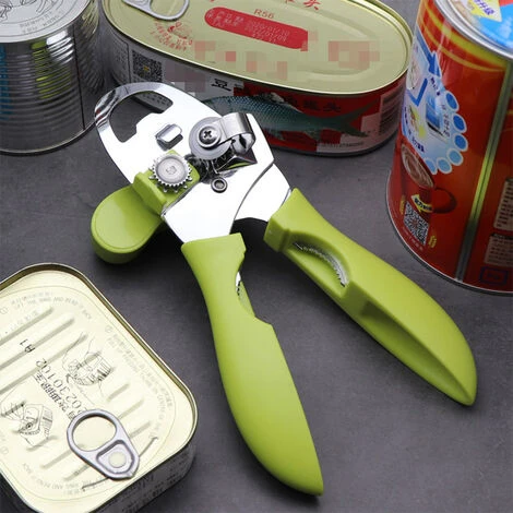 MEZHENG Multifunctional Four-in-one Can Opener Can Knife Stainless Steel Can Knife Bottle Opener 5 MEZHENG Multifunctional Four-in-one Can Opener Can Knife Stainless Steel Can Knife Bottle Opener - Image 3