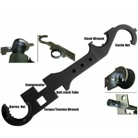GTA AR-15/M4 Steel Armor Wrench For AR-15/M16/AR15/M4 Combo Wrench Removal And Installation - Image 5
