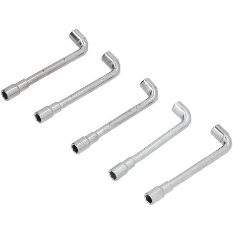 PRÉNFLE 5Pcs LShaped Socket Wrench NonSlip Strong Torsion Hand Operated Tools For Frame Assembly