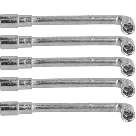 PRÉNFLE 5Pcs LShaped Socket Wrench NonSlip Strong Torsion Hand Operated Tools For Frame Assembly - Image 2