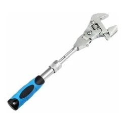 Soleil Hand Bend Swinging Head Ratchet 10 Inch Wrench With 180° Rotating Head Ratchet Wrench
