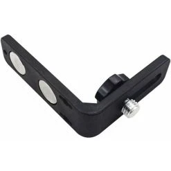MIRLEY-UK L-Shaped Magnet Level, Durable Multi-Function L-Shaped Magnetic Stand, 1.6cm Laser Level Adapter For Topcon, Spectra, Leica, Bosch, Hilti And Dewalt Lasers